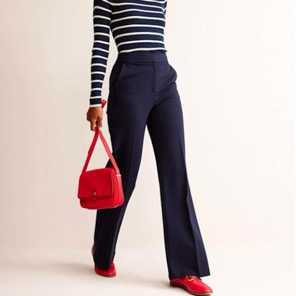 Boden Hampshire Ponte Wideleg Pants